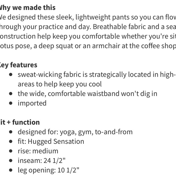 Ebb to street pant dark grey Size 6 - Picture 3 of 6